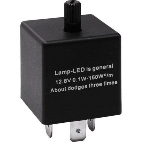 3-Pin CF13 Adjustable Turn Signal Flash Light Hyper Blinker LED Flasher Relay