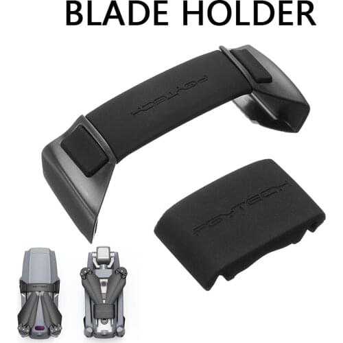 For DJI Mavic Air2 1pc Black ABS Silicone Propeller Fixed Holder Paddle Clip Fixator Camera Drone Accessories Mayitr