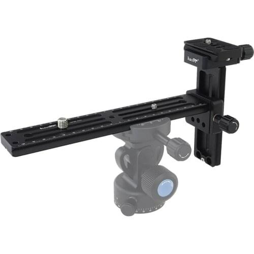 Haoge 220mm T-type Telephoto Lens Bracket Support for Arca Swiss Kirk RRS Sunwayfoto Hejnar Benro Sirui Fluid Video Head