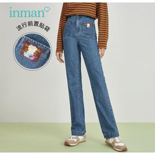 INMAN Womens High Jeans