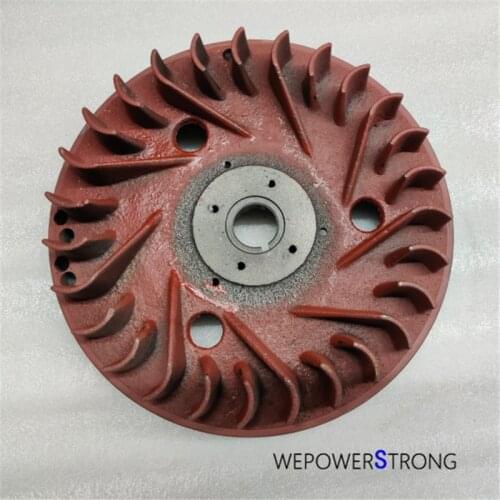 Flywheel Fits For China Model 170F 173F 178F 186F 188F 190F 192F Single Cylinder Small Air Cool Diesel Engine Generator Parts