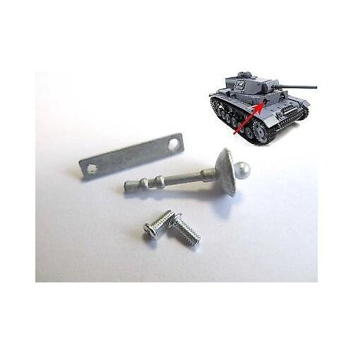 Mato 1/16 German Panzer III RC Tank Upper Hull Metal Machine Gun MT101 TH00793-SMT4