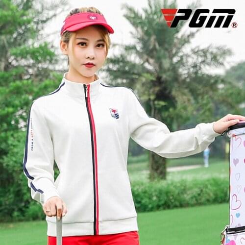 PGM Winter Women Golf Jackets Coat Waterproof Keep Warm Jacket Ladies Windproof Sport Golf Coat Outerwear
