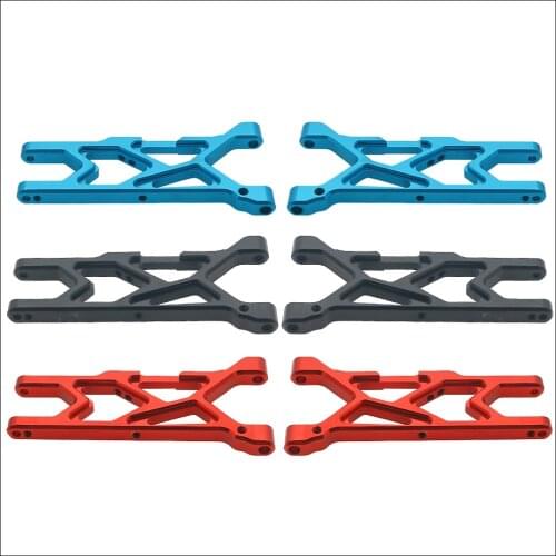 Alloy 2pcs/set alloy front lower suspension arm A-arm for 1/10 ARRMA 3s&Mega550 Vorteks Senton Granite old Big Rock upgrade part