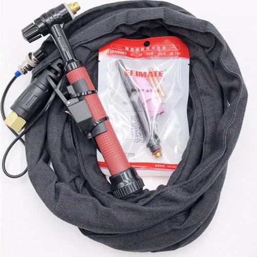 Free shipping from Russia QQ150 QQ-150 TIG Welding Torch 4M with consumables for TIG Welding Machine Welder 150A