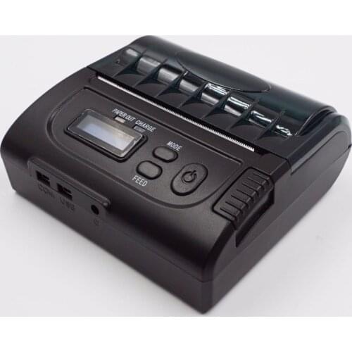 TP-B8002 Bluetooth+USB+Serial/WIFI+USB+RS232 mobile police system Multi-functional Display Screen mobile Printer