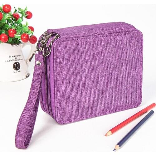 Waterproof School Pencil Case 72 Colors 78 Holes Penal Pencilcase 3 Layers Pen Bag Girls Boys Multifunction Box Stationery Pouch