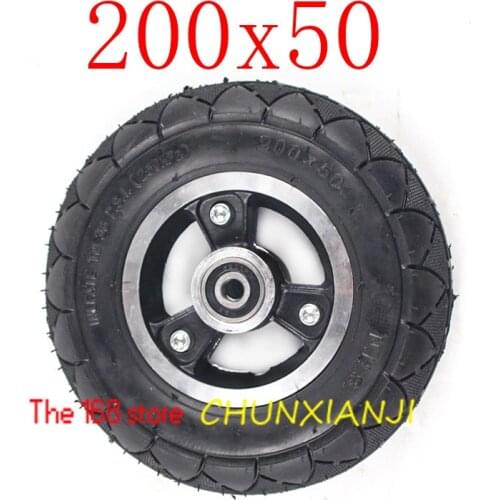 High Quality Mobility Scooter Wheelchair Tire 200 X 50 (8x2) Solid/foam Filled 200x50 for Razor E100 E125 E200 Scooter Vapo