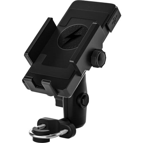 WUPP Motorcycle Wireless Charging Mobile Phone Holder Fast Charging 12-32V Electric Vehicle Mobile Phone Navigation Bracket