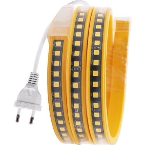 220V Led Strip Light 4040 120LED/M High Brightness IC Constant Current Engineering Lighting Waterproof Outdoor Decoration