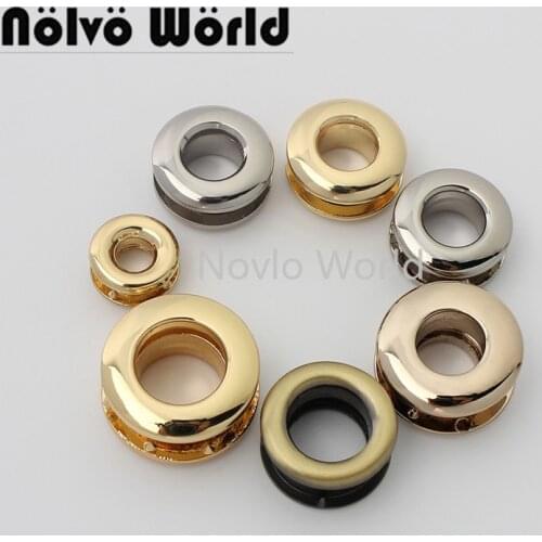 50pcs 6 size 6 colors 5mm 8mm 10mm 11mm inner small round shape grommet eyelets for women chain bag bag accessories