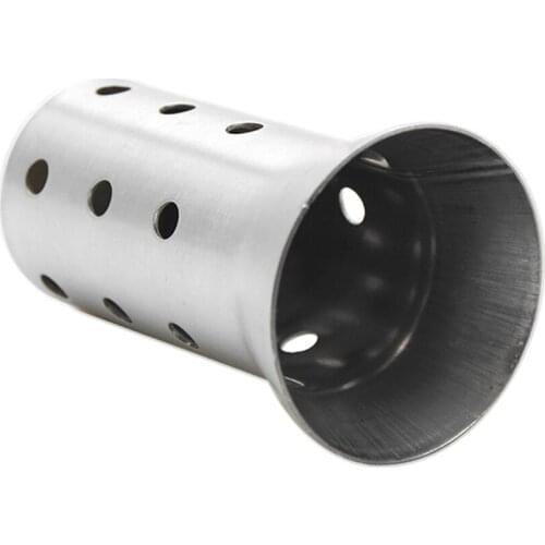 51mm 2'' Silver Removable Motorcycle Exhaust Pipe Silencer Muffler Baffle Parts for Honda