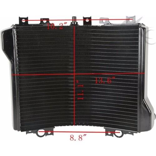 Motorcycle Aluminum Radiator Cooler For KAWASAKI ZX11 ZZR1100 D1-D7 1992-2002
