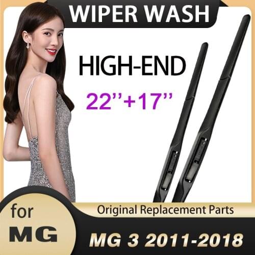 Car Wiper Blades for MG 3 Front Windscreen 2011 2012 2013 2014 2015 2016 2017 2018 Wipers Brush Car Styling Accessories for MG3