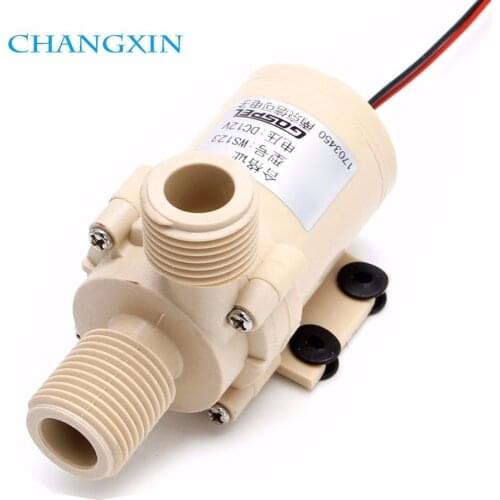 Brushless Circulation Pump Dc 12v/24v,0-110 Degrees Celsius,solar/gas/electric Hot Water Heater,pressurized Booster Submersible
