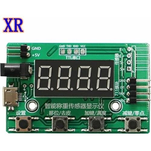 HX711 Load Cell AD Module Weight Sensor with Digital Display Electronic Scale Weighing Pressure Sensor 1KG 5KG 10KG 20KG