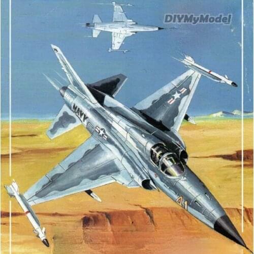 DIYMyModeI USA F-5E Tiger2 F5 tiger light jet fighter DIY Handcraft Paper Model KIT Handmade Toy Puzzles Gift Movie props