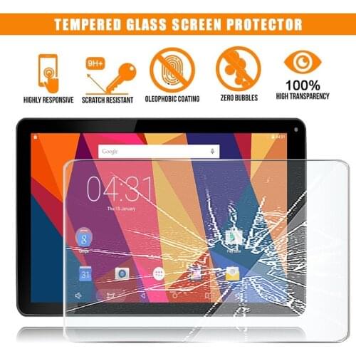 For Hannspree HANNSpad SN1AT76B 101 HELIOS Tablet Tempered Glass Screen Protector 9H Premium Scratch Resistant Film Cover