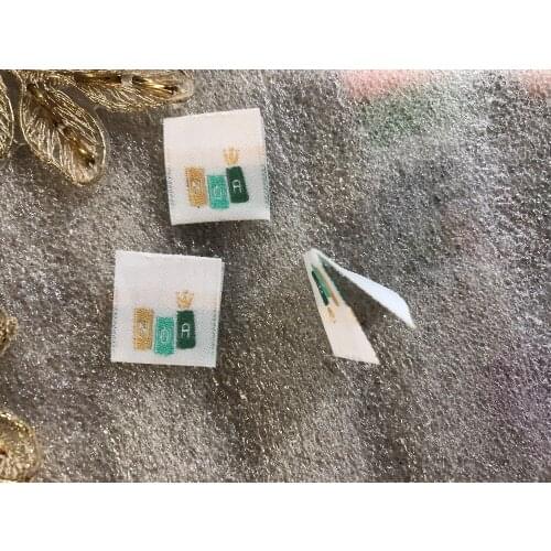 Custom Logo / Custom Design Garment Clothing Tag / Woven Label / main label / damask label