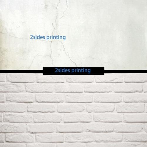 White Wall Brick Photo Studio Backgrounds 57x87cm 2sides PVC Cover Waterproof Paper Backdrops Wood Marble Wall Printing