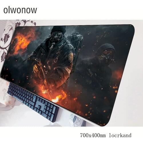 Tom clancys the division mousepad 700x400x3mm gaming mouse pad gamer mat gel computer padmouse keyboard Personality play mats
