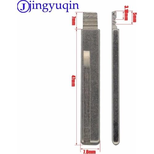 Jingyuqin for Hyundai Kia HY20 Right Left Blade Car Key Embryo For Remote #129 #130 Key Blade Car key embryo