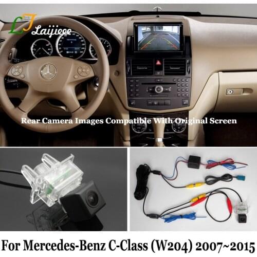 Reverse Camera Kit For Mercedes Benz C Class W204 S204 C204 2007~2015 Original Display Screen / HD Car Rear View Parking Cameras