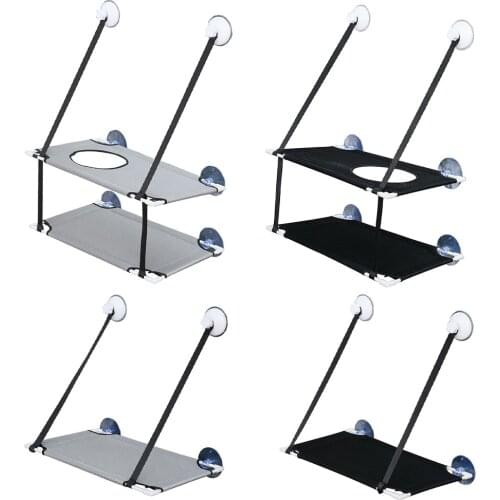 Cute Pet Hanging Beds Bearing 20kg Cat Sunny Window Mount Pet Cat Hammock Comfortable Cat Pet Bed Shelf Seat Beds