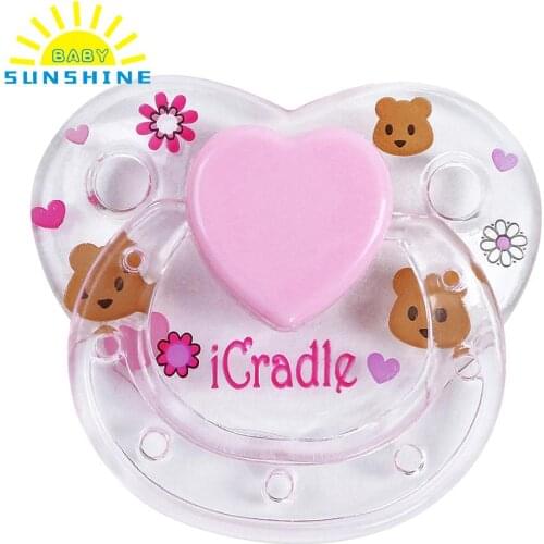 Cute 1 Pcs Reborn Doll Supplies Magnet Pacifier Reborns Baby Dolls Accessories Random Color best gifts