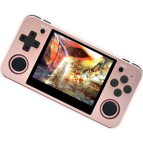 Mini 3.5inch IPS Screen Portable Retro Handheld Video Game Console RG350M Classic Game Machine 16GB Aluminum Shell Gamepad