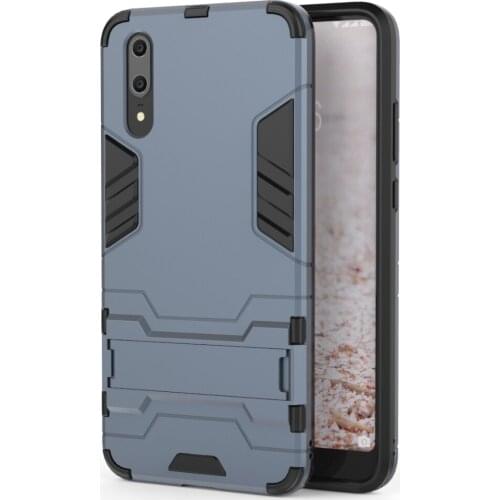 Mooshion Luxury Hybrid case For Huawei P20 with stand Armor protective back cover phone shell Shock Resistant Rugged