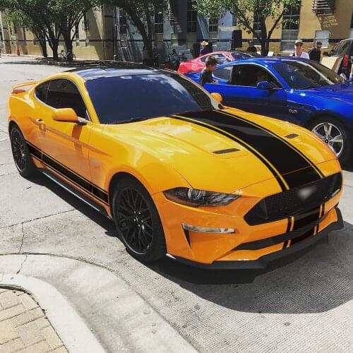 Car decals front cover fashion fringe pattern vinyl car Stckers suitable for Toyota, ford mustang kia decorative accessories