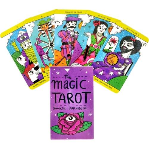 2021 New The Magic Tarot Cards And PDF Guidance Divination Deck Entertainment Parties Board Game Support Drop Shipping 78Pcs/Box