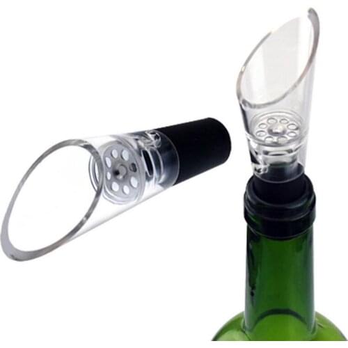 New Silicone Aerators Decanting Aerating Filter Aerator wine pourers Bar tools pourers with OPP packaging LX6804