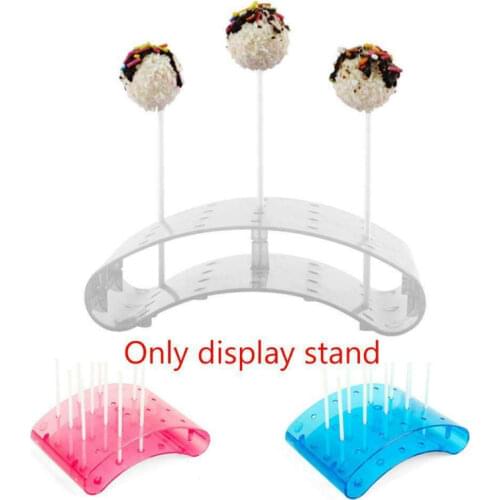 20 Holes Cake Lollipop Stands DIY Cakes Candy Display Holder Bases Shelf Arc Shaped DIY Bakeware Cake Tools Home Acceserries