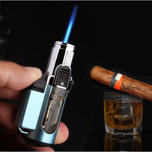 Portable Cigarette Cigar Lighters Butane Gas Lighter Welding Torch Mini Torch Jet Lighter Camping Kitchen Ignition Tool