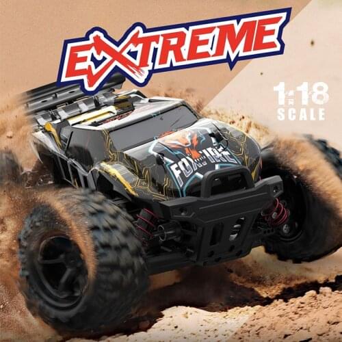 RC Car 50km/h Bigfoot Truck Climbing 4WD Monster Drift Radio Vehicles Remote Control Fast Off-road Children Toys Crawler Boys