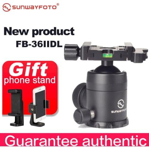 SUNWAYFOTO FB-36IIDL Tripod head for DSLR Camera Tripode Ballhead Professional Aluminum Monopod Panoramic Tripod Ball Head