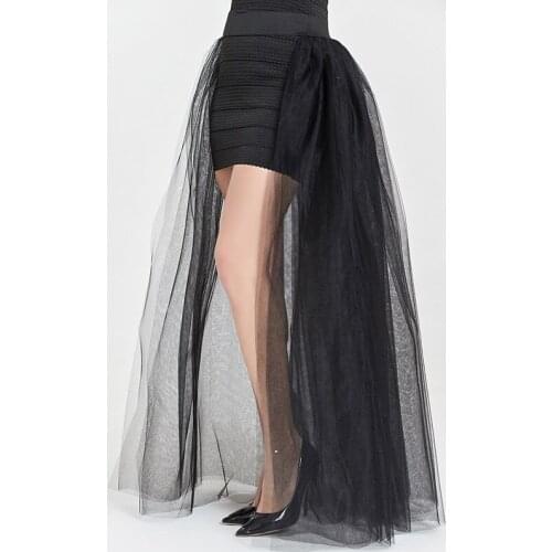 2019 Sexy Over Skirt Wedding Petticoat Four Layers Vintage Tutu skirt Bridesmaid Dress Party Dance Lolita petticoat