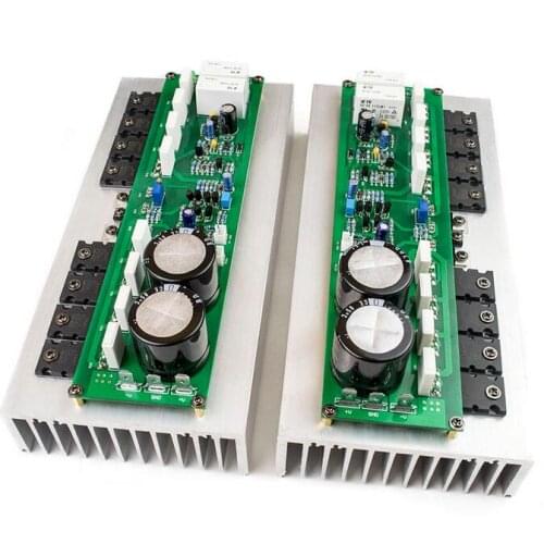 New 2pcs PR-800 Class A / Class AB Professional stage power amplifier board with heatsink