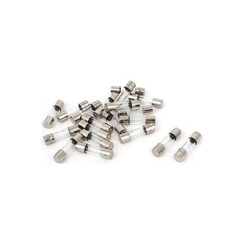 20 Pcs 5mm x 20mm Fast Blow Type Cartridge Glass Tube Fuses 250V 3.15A
