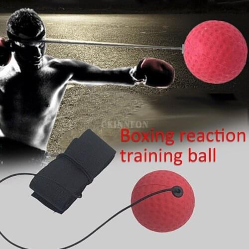 50Pcs/Lot Head Band Adults Speed Training Taekwondo Punching Bag Kicking Combat Boxing Grappling Boxer Fight Reflex Boxing Ball