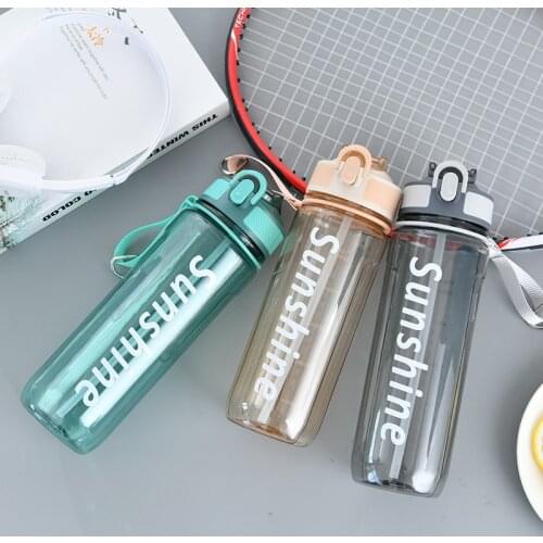 700/800ml Portable Water Bottles Sport Drinking Bottle Outdoor Camping Cycling Hiking Sports Shaker Bottles