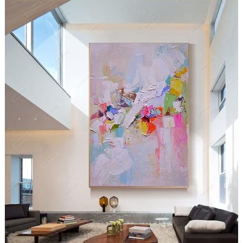 Hand painted canvas oil painting abstract wall art abstract paintings for living room wall laminas de cuadros pared decorativas