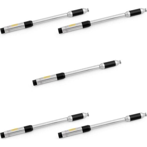 Artudatech 5Pcs RH770 SMA-Male Telescopic Dual Band Antenna For YAESU For Vertex Raido Aerial