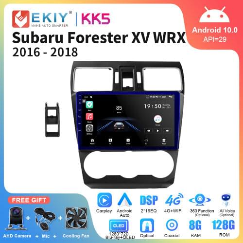EKIY DSP WIFI Car Radio For Subaru Forester XV WRX 2012-2015 Multimedia All-in-One Android GPS Navigation Stereo Video Player