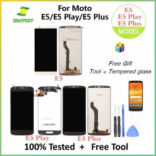 For Motorola E5 Plus XT1924 LCD Display Touch Screen Digitizer Assembly Replacement Parts For Moto E5 XT1944 E5 Play XT1921 LCDs