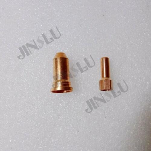OEM PT100 IPT100 IPTM100 Plasma Cutting Torch Head Tips (1.0mm 1.2mm 1.4mm 1.5mm ) 10PCS & Electrode 10PCS