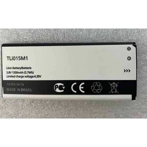 HST New Battery 3.8V 1500mAh TLi015m1 TLi015M1 Battery for TCL Alcatel One Touch Pixi 4 4034A Celular mobile phone Batteries