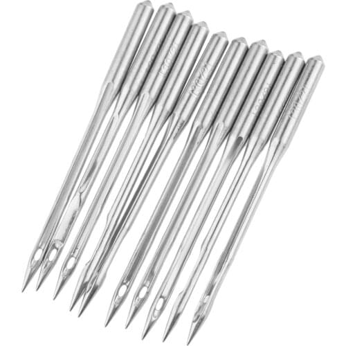 10Pcs DC*1 Industrial Domestic Overlock Sewing Machine Needles Fit for JUKI BROTHER Singer Sewing Needles Parts Accessory 9#-21